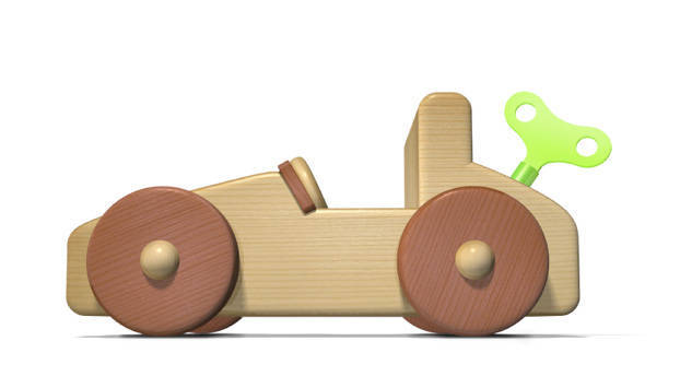 عرضه اسباب بازی چوبی در بازار